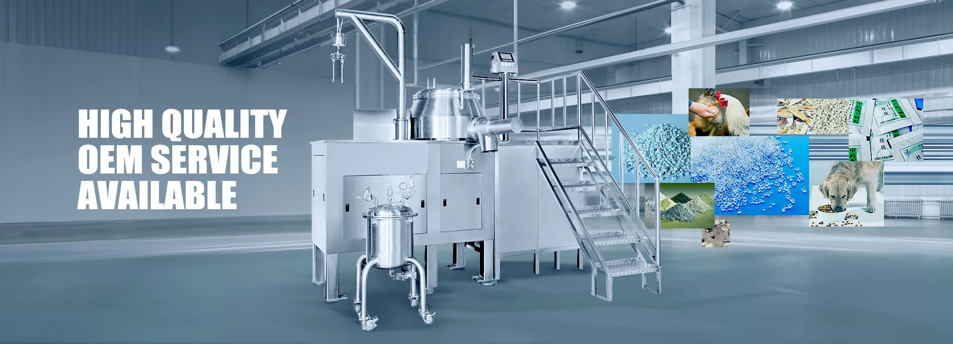 Colloid Mill Disc Mill Machine Fluidized Bed Drying Systems