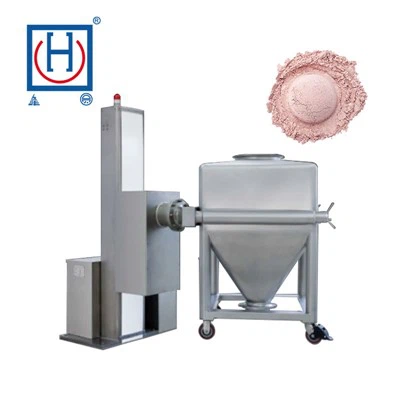 Máy trộn phễu nâng bột mỹ phẩm